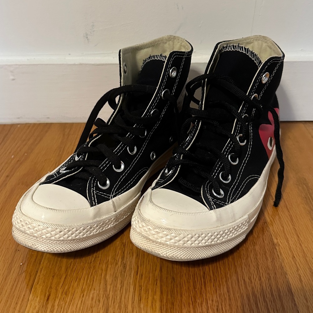 Converse X Comme Des Garçons Play Chuck 70
black and red